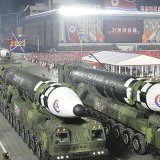 Les défilés militaires sont un moteur important pour "promouvoir la légitimité du pouvoir de Kim Jong-un et l'unité interne" de la Corée du Nord, selon un expert (archives).
